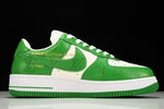 Louis Vuittоп x AF1 by Virgil Abloh 'Green White'