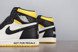 AJ1 Retro High "Not for Resale" Varsity Maize