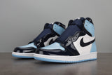 AJ1 Retro High UNC Patent “Blue Chill”