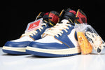 Union LA AJ1 Retro High Blue Toe