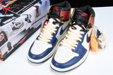 Union LA AJ1 Retro High Blue Toe