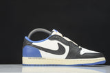 Travis Scott AJ1 Low x Fragment ‘Military Blue’