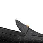 Firenze Moccasin Black Aligator