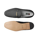 Firenze Moccasin Black Aligator