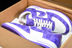 Louis Vuittоп x AF1 by Virgil Abloh 'Purple White'