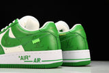 Louis Vuittоп x AF1 by Virgil Abloh 'Green White'