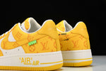 Louis Vuittоп x AF1 by Virgil Abloh 'Yellow White'