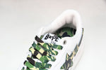 A Bathing Ape Bape Sta ‘White ABC Camo Green'