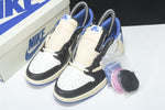 Travis Scott AJ1 Low x Fragment ‘Military Blue’