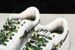 A Bathing Ape Bape Sta ‘White ABC Camo Green'