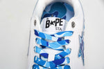 A Bathing Ape Bape Sta 'White ABC Camo - Blue'