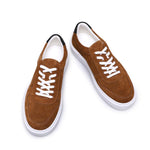 Low Top Brown Suede Sneakers