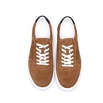 Low Top Brown Suede Sneakers