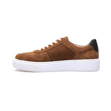 Low Top Brown Suede Sneakers