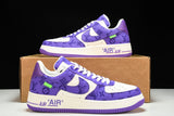 Louis Vuittоп x AF1 by Virgil Abloh 'Purple White'