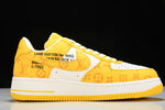 Louis Vuittоп x AF1 by Virgil Abloh 'Yellow White'