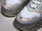 Triple S Sneaker "White Cream Clear Sole"