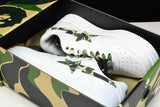 A Bathing Ape Bape Sta ‘White ABC Camo Green'