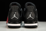 AJ4 Retro 'Black Canvas'